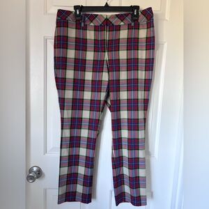 Land’s End Plaid Ankle Trousers